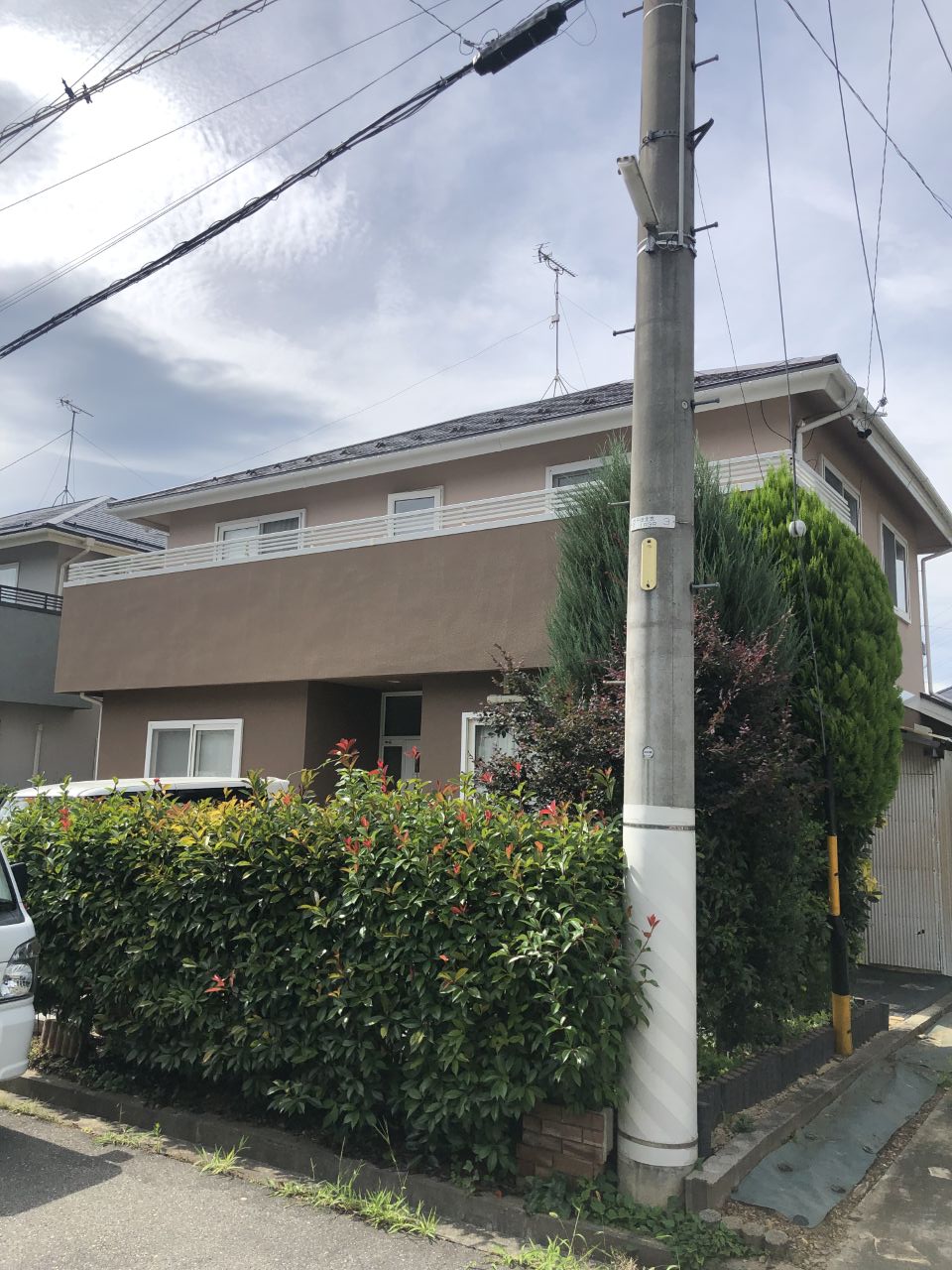 松本市 F様邸の外壁・屋根塗装工事