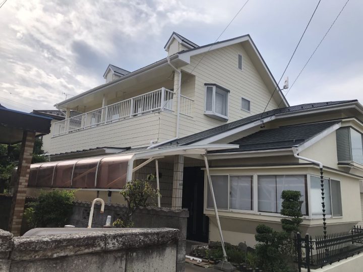 松本市　S様邸の屋根・外壁塗装工事